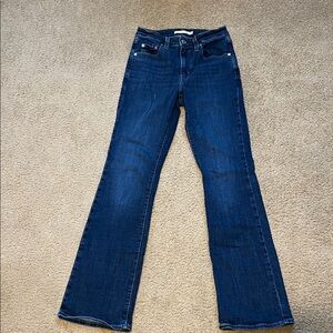 Levi's Dark Blue Flare Women's Jeans